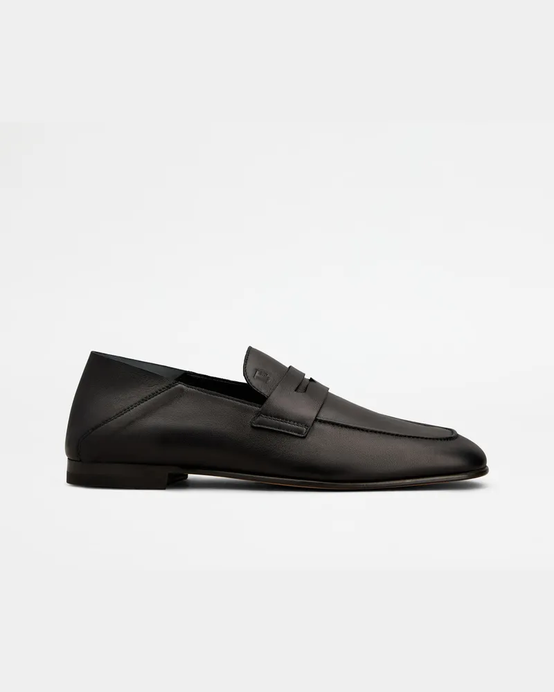 TOD'S Loafers aus Leder, SCHWARZ Shoes Schwarz