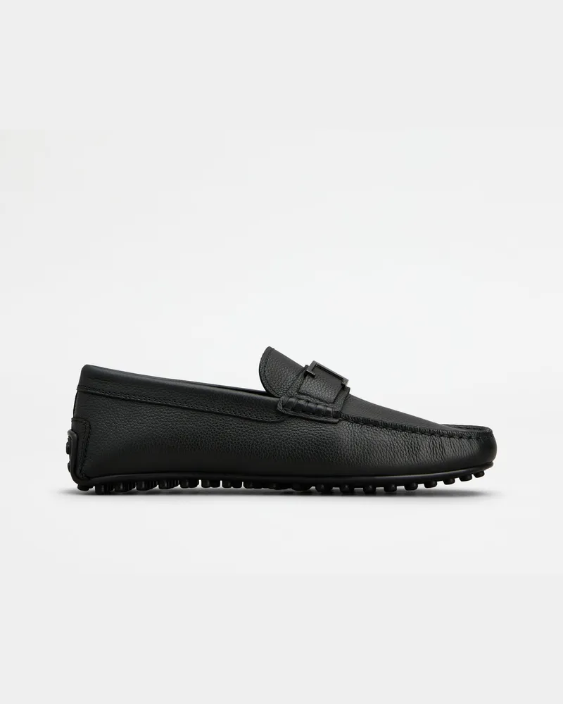 TOD'S Mokassins City Gommino aus Leder, SCHWARZ, 5 - Shoes Schwarz