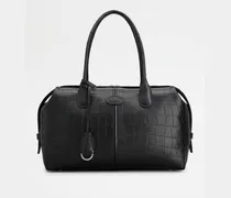 Di Bag Bauletto aus Alligatorleder Large, SCHWARZ,  - Bags