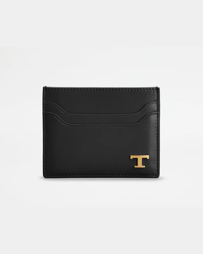 TOD'S Kartenetui Tod's aus Leder, SCHWARZ,  - Wallets Schwarz