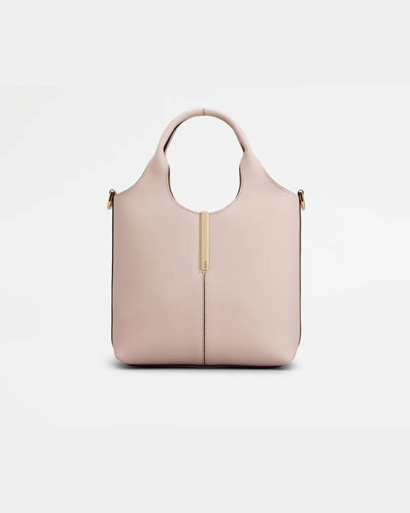 TOD'S Tote-Shopper aus Leder Mini, ROSA,  - Bags Rosa