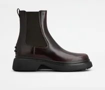 Chelsea Boots aus Leder, BORDEAUX Shoes