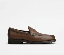 Loafers aus Leder, BRAUN Shoes