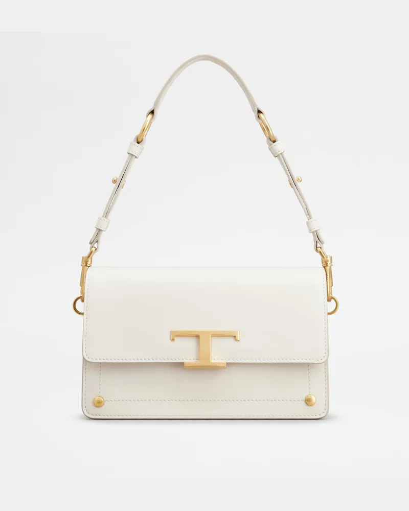 TOD'S Mini Schultertasche, WEISS,  - Bags Weiss