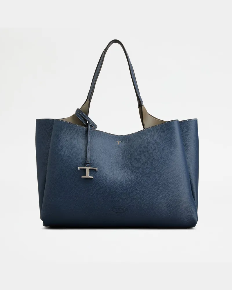 TOD'S Tasche Tod's aus Leder Medium, GRAU,BLAU,  - Bags Grau
