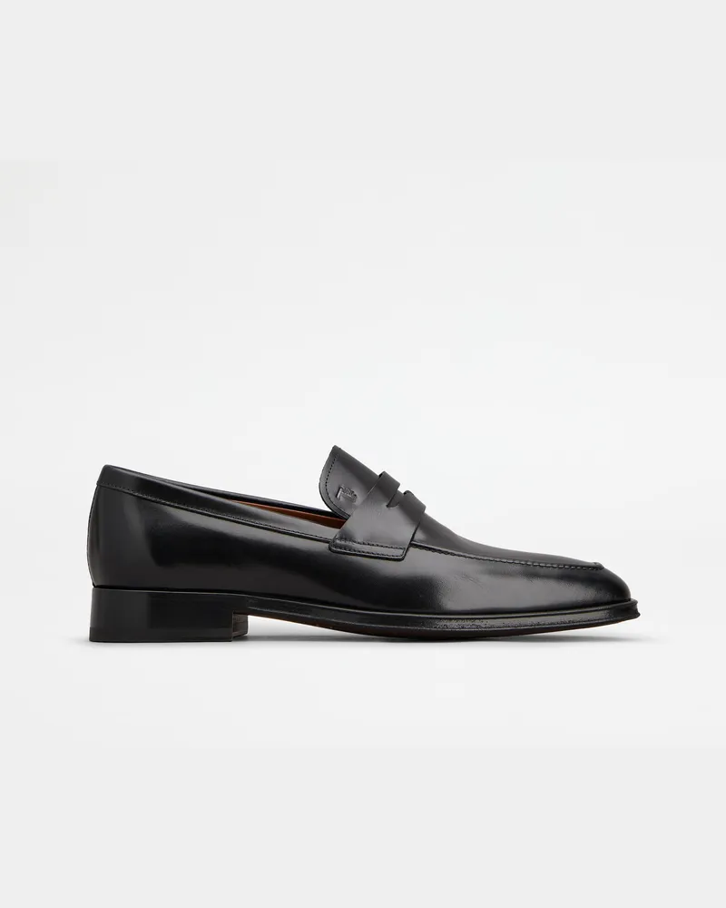 TOD'S Loafer aus Leder, SCHWARZ Shoes Schwarz