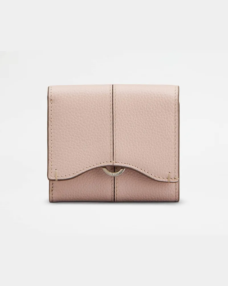 TOD'S Portemonnaie aus Leder, ROSA,  - Wallets Rosa