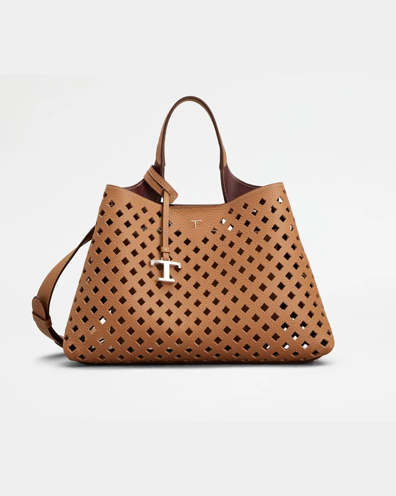 TOD'S Tasche aus Leder Small, BORDEAUX,BRAUN,  - Bags Bordeaux