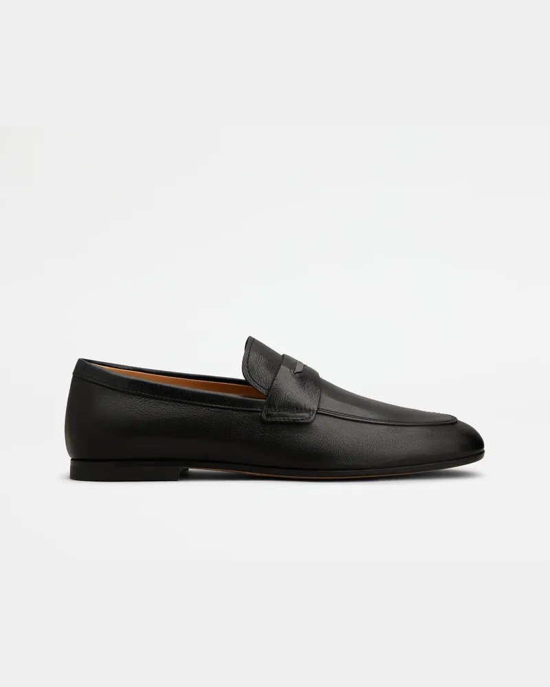 TOD'S Loafers aus Leder, SCHWARZ Shoes Schwarz