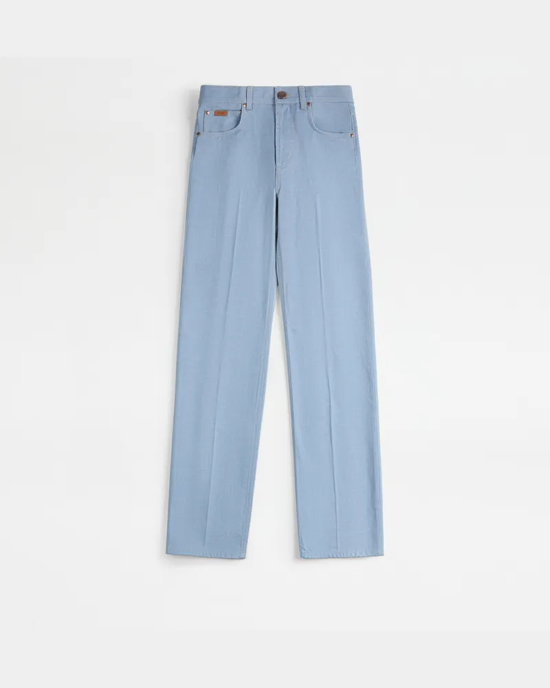 TOD'S 5-Pocket-Hose aus Denim, HELLBLAU Trousers Hellblau