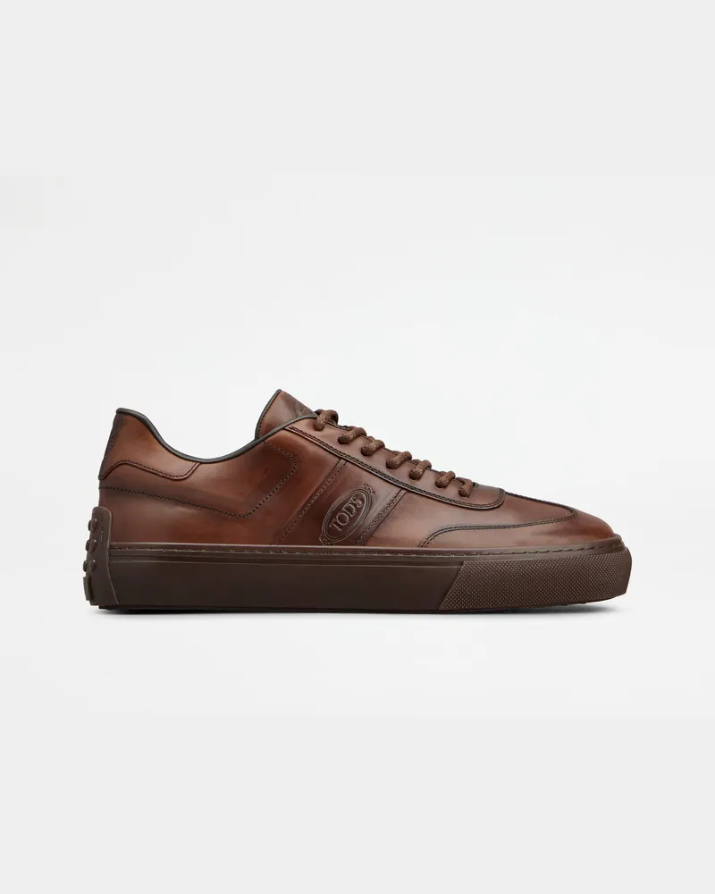 TOD'S Sneakers aus Leder, BRAUN Shoes Braun