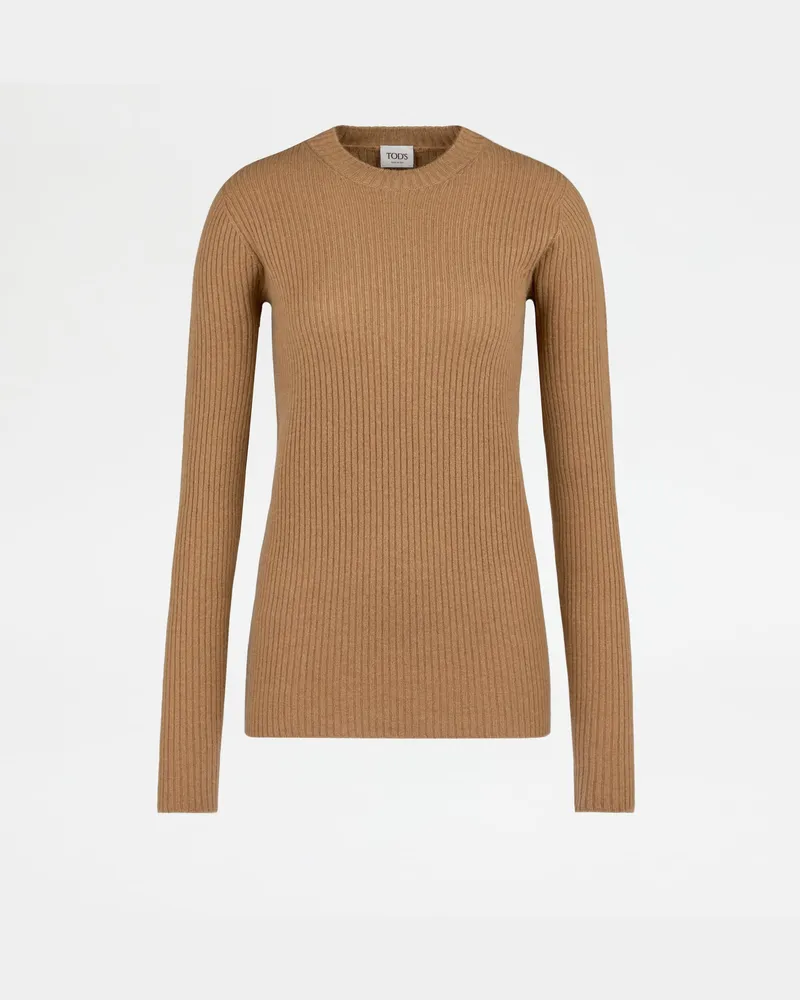 TOD'S Pullover aus Kaschmir, BRAUN Knitwear Braun