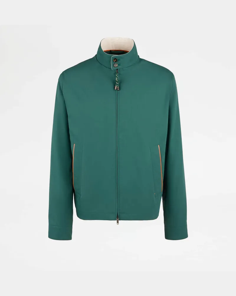 TOD'S Jacke aus technischer Baumwolle, GRÜN, XX - Coat / Trench Grün