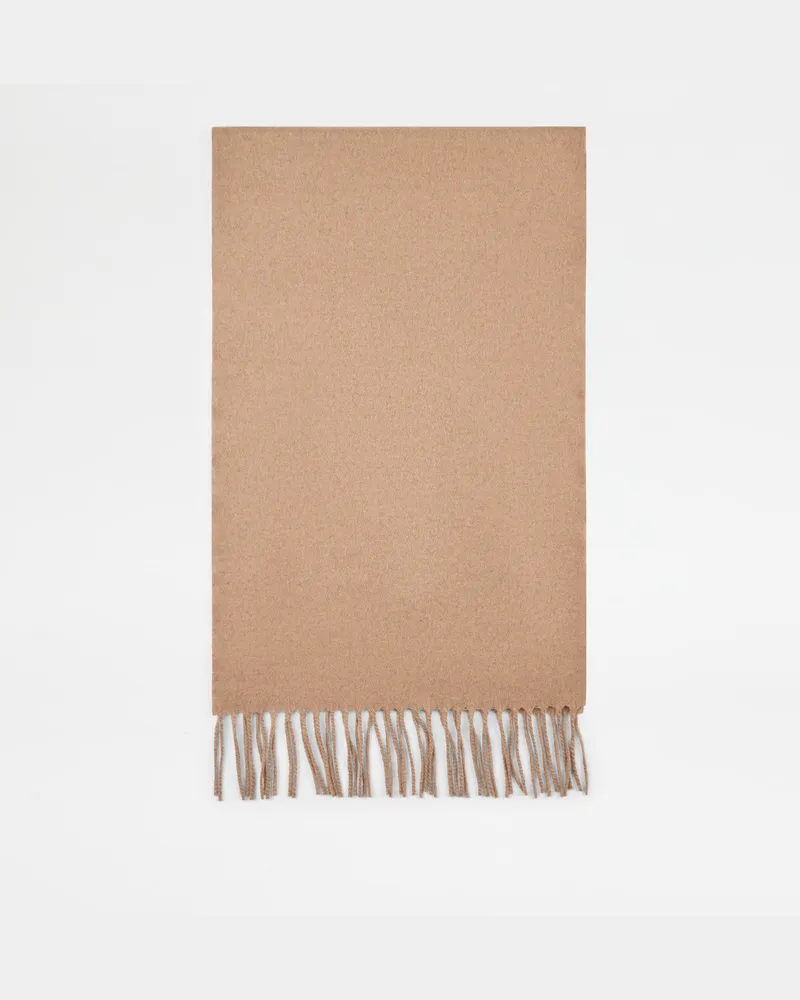 TOD'S Schal aus Kaschmir-Drap - Größe Small, BEIGE,  - Bags Beige