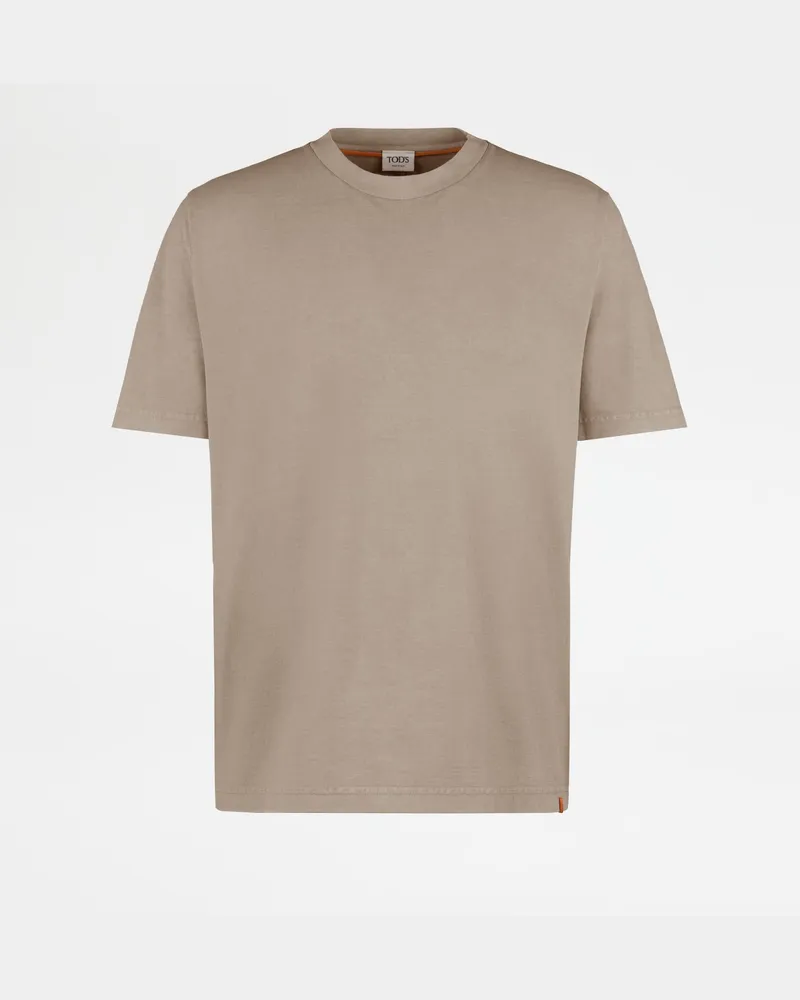 TOD'S T-Shirt aus Jersey, BRAUN, XX - Shirts Braun