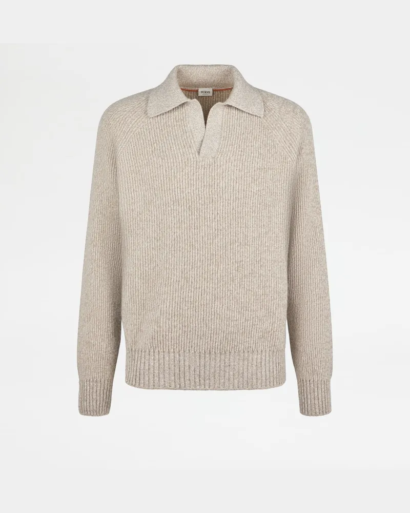 TOD'S Pullover aus einer Kaschmirmischung, CREME, XX - Knitwear Creme
