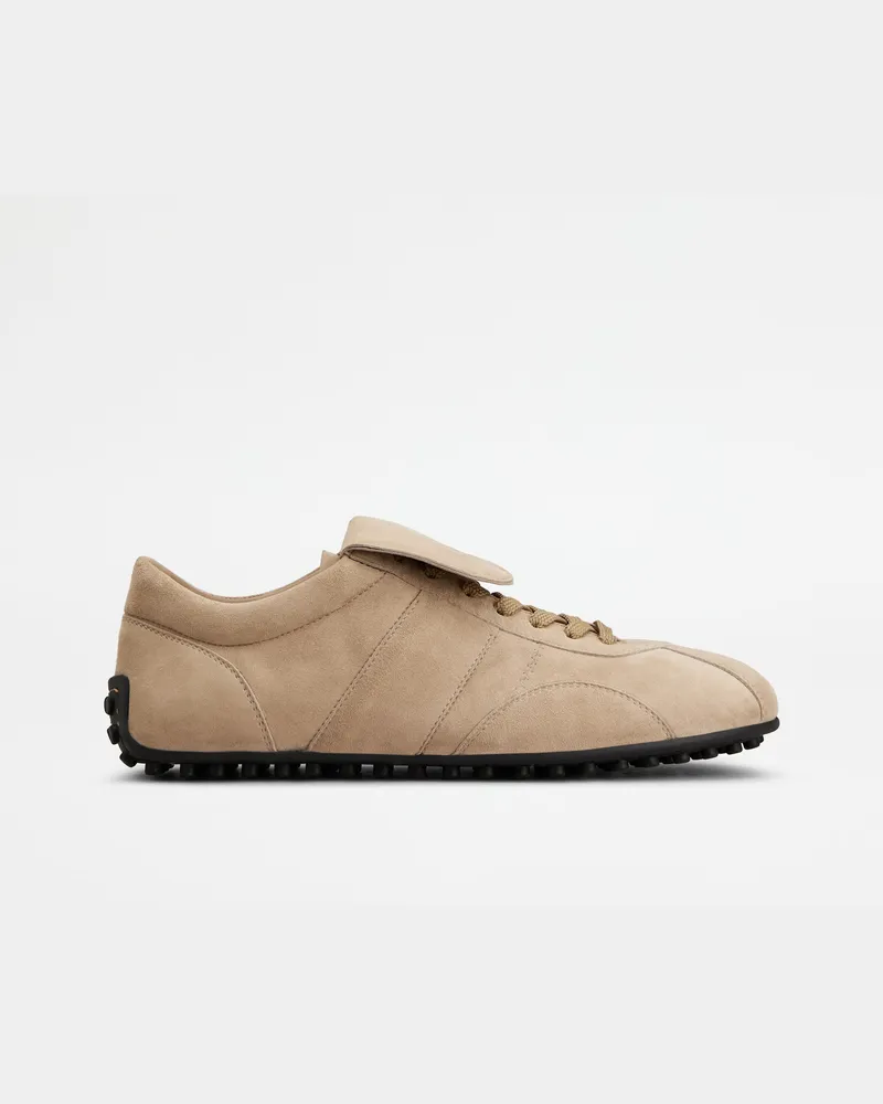 TOD'S Sneakers Tod's T-Marathon aus Pashmy-Veloursleder, BEIGE Shoes Beige