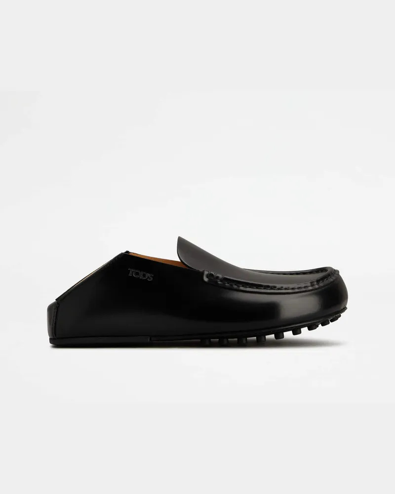 TOD'S Slipper-Loafers aus Leder, SCHWARZ Shoes Schwarz