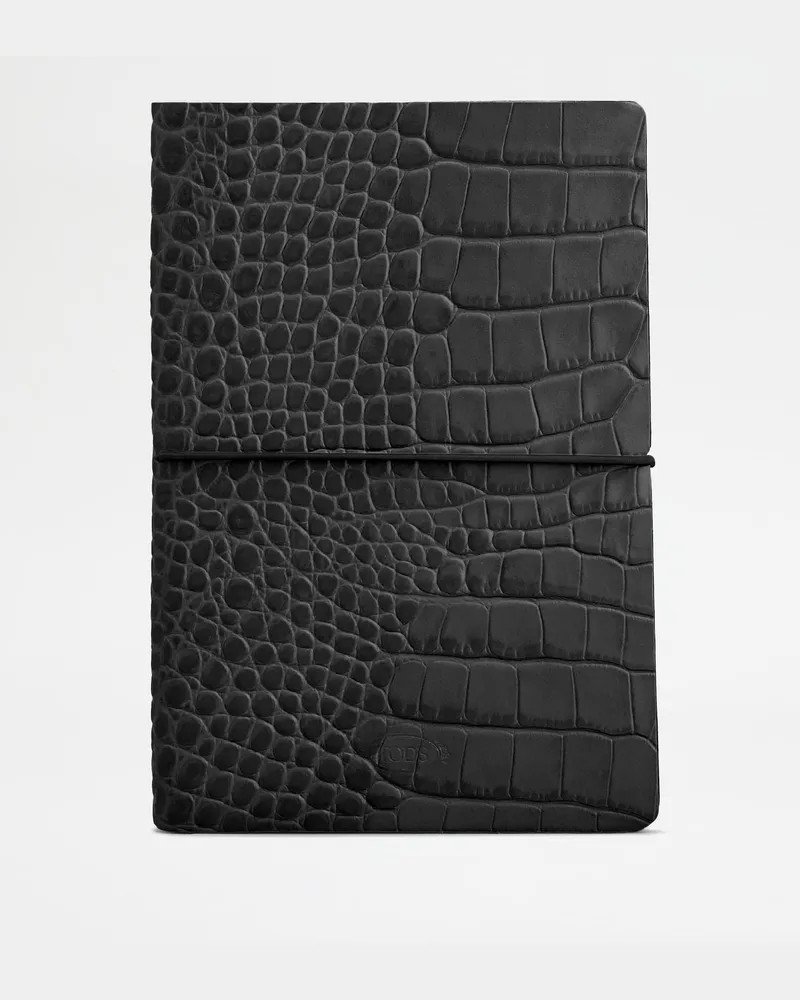 TOD'S Notizbuch aus Leder Medium, SCHWARZ,  - Wallets Schwarz