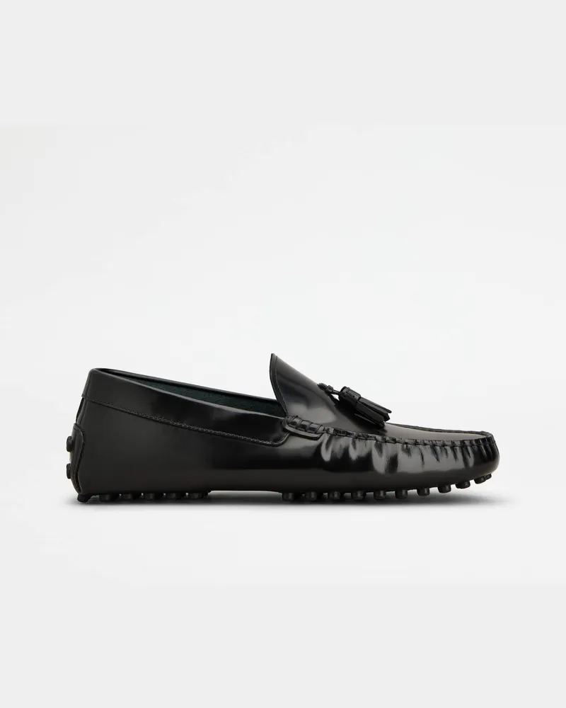 TOD'S Mokassins Gommino aus Leder, SCHWARZ Shoes Schwarz