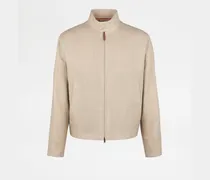 Jacke aus Leinen, BEIGE, XX - Coat / Trench