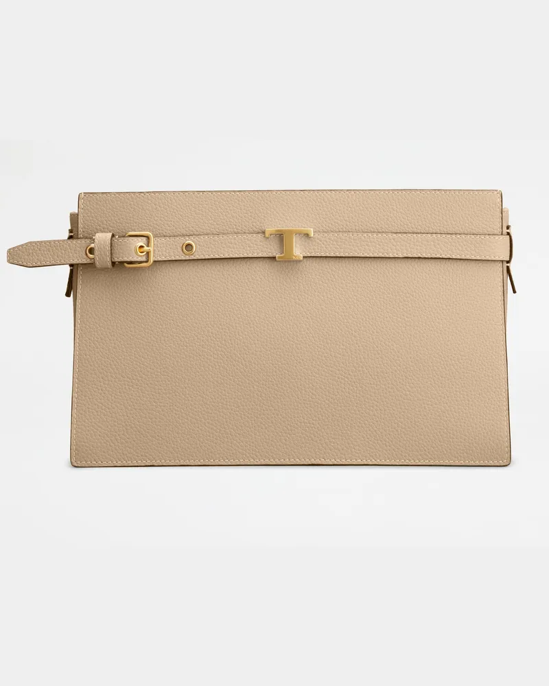 TOD'S Pouch aus Leder, BEIGE,  - Wallets Beige