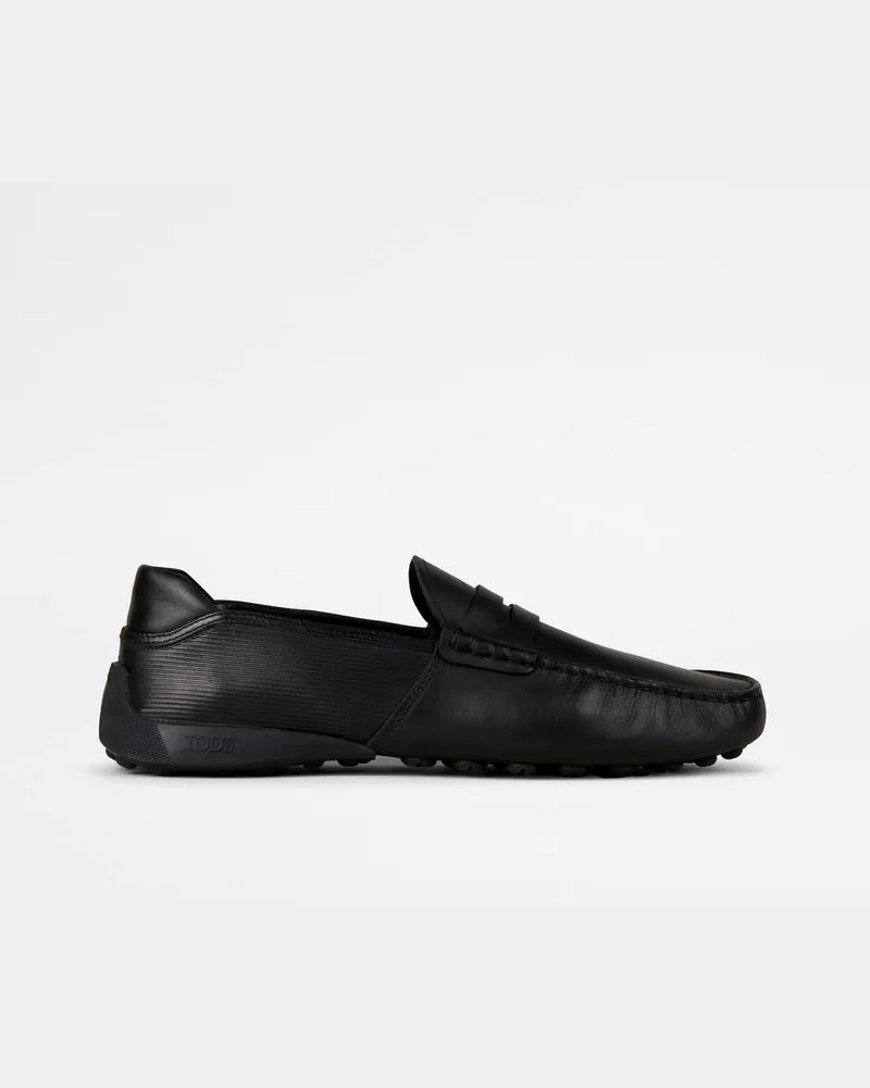 TOD'S Loafers aus Leder, SCHWARZ Shoes Schwarz