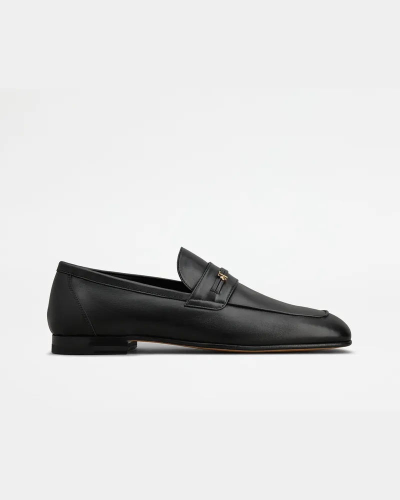 TOD'S Loafers aus Leder, SCHWARZ Shoes Schwarz