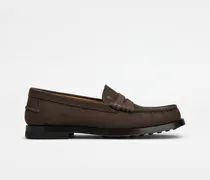 Loafers aus Nubukleder, BRAUN Shoes