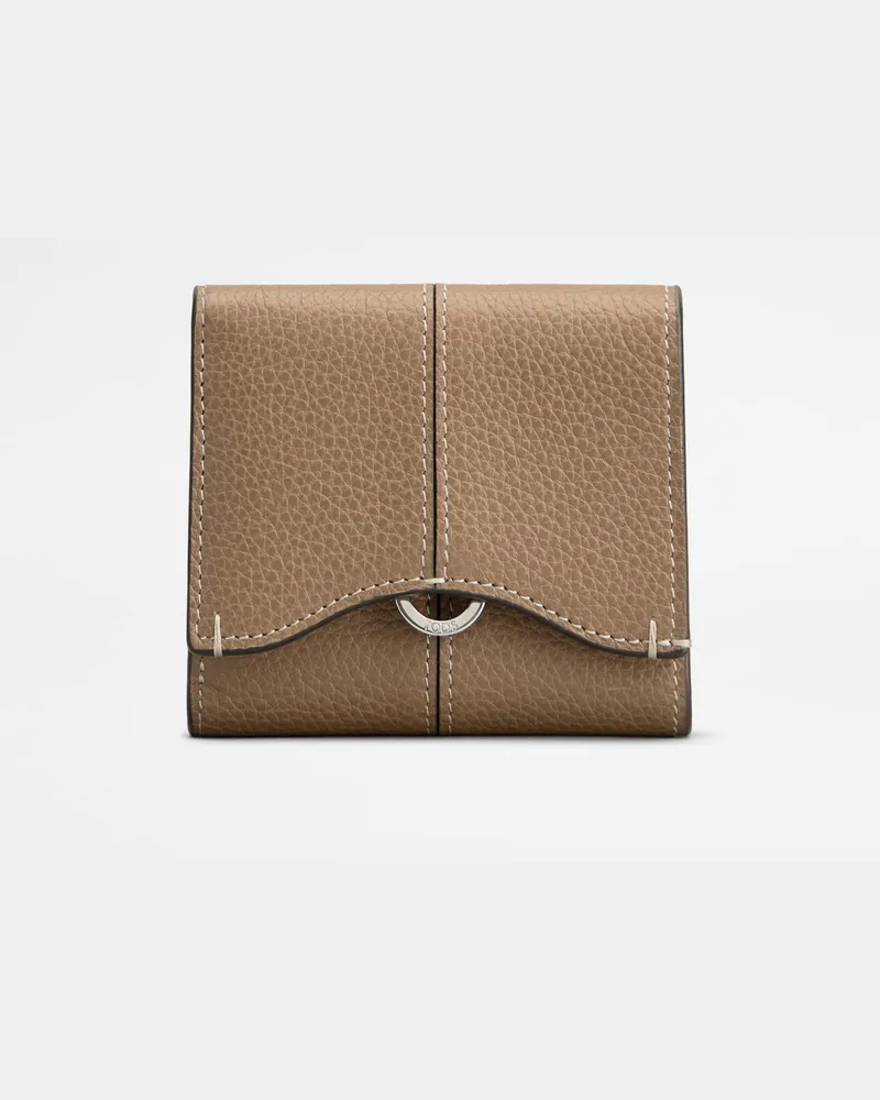 TOD'S Portemonnaie aus Leder, BEIGE,  - Wallets Beige