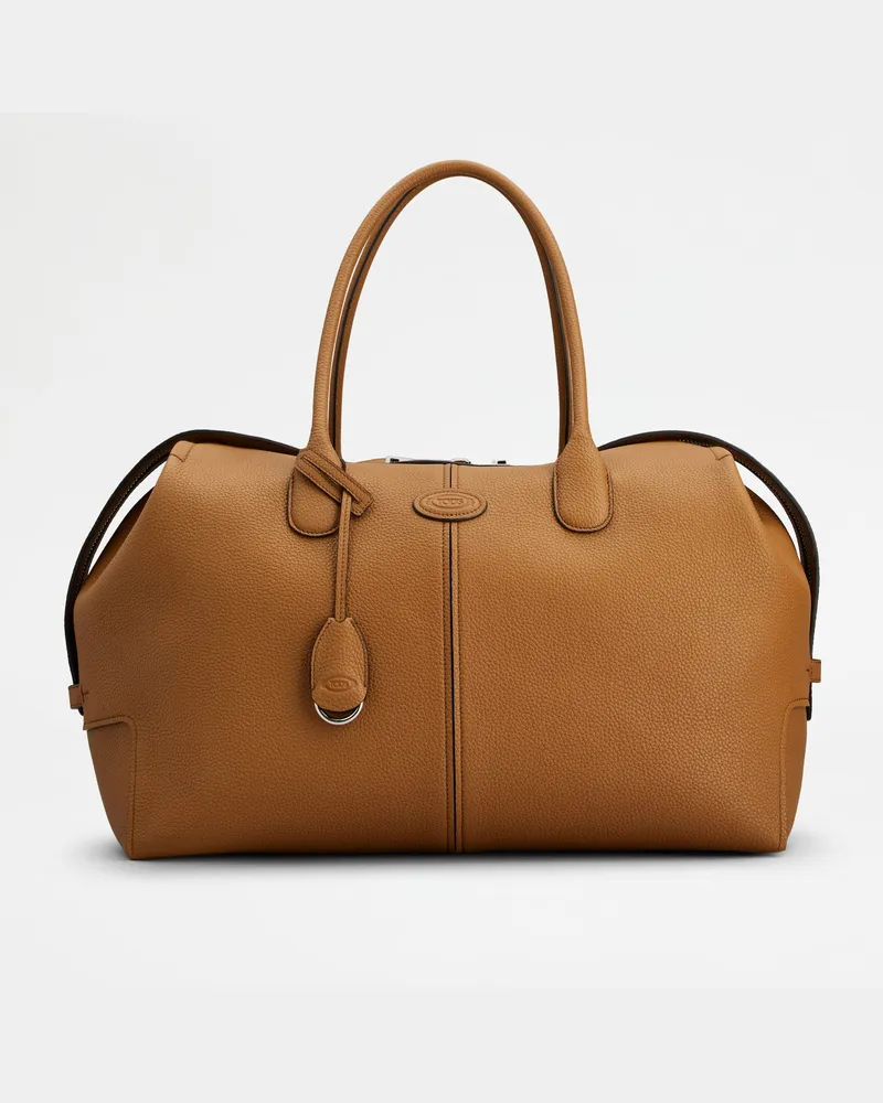 TOD'S Duffle-Tasche aus Leder Large, BRAUN,  - Bags Braun