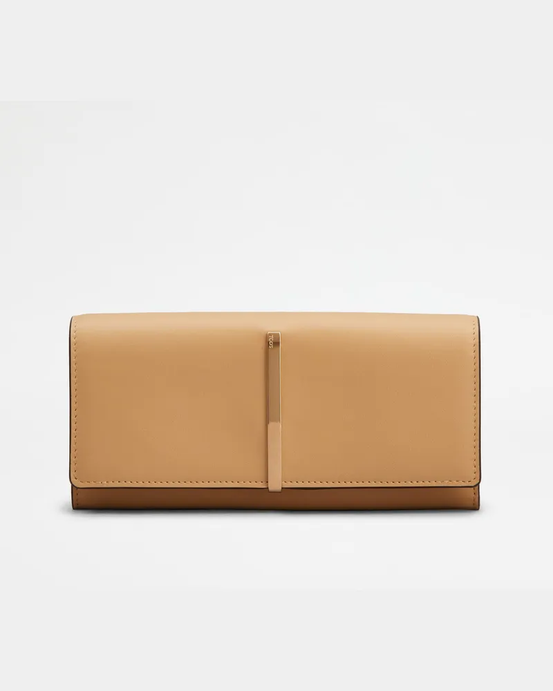 TOD'S Portemonnaie aus Leder, NATUR,  - Wallets Natur