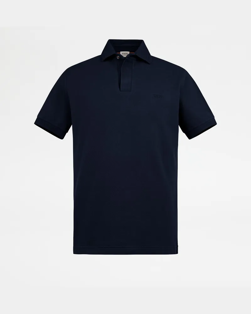 TOD'S Poloshirt aus Piqué, BLAU, XX - Shirts Blau