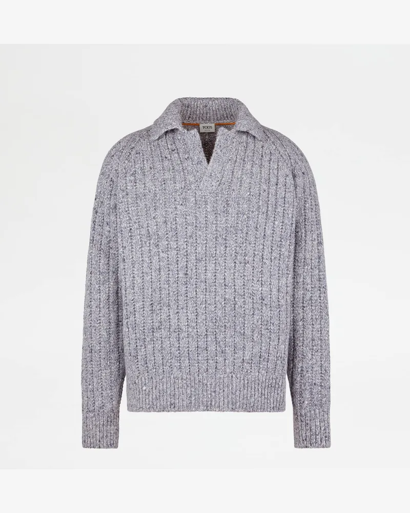 TOD'S Pullover aus einer Kaschmirmischung, BEIGE, XX - Knitwear Beige
