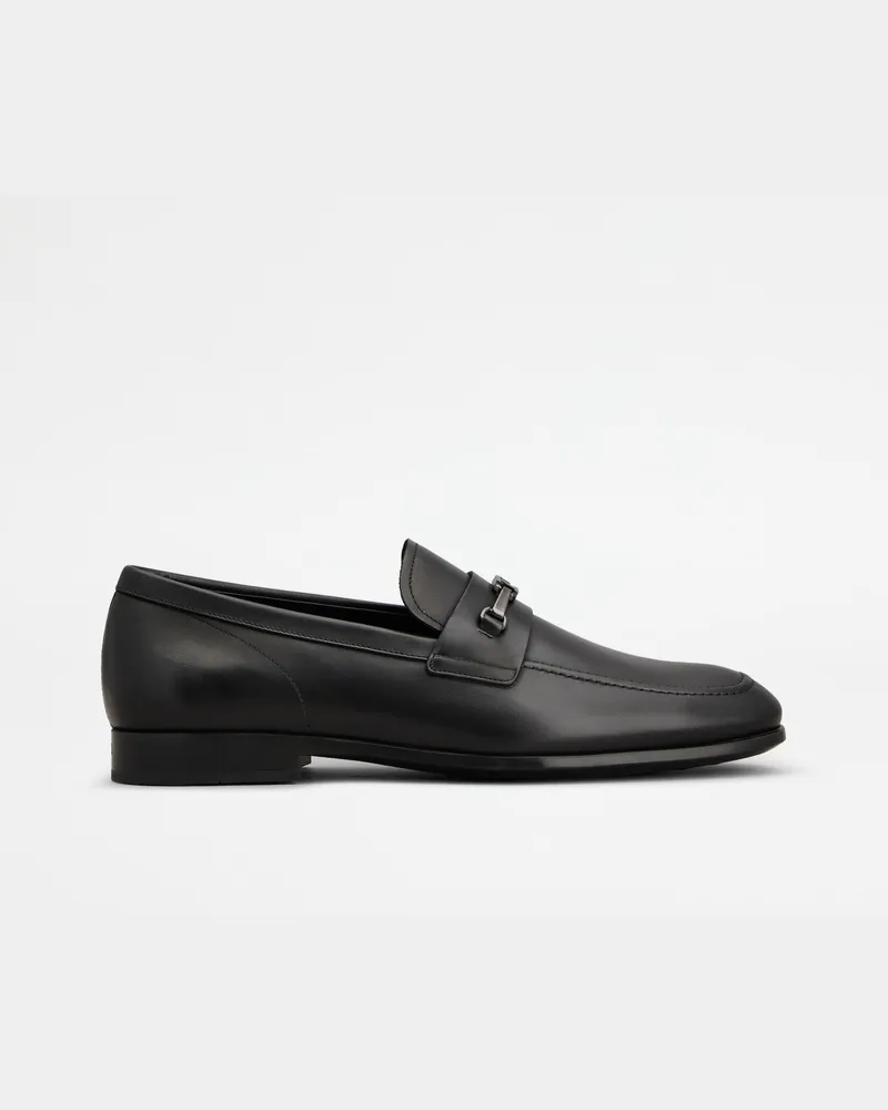TOD'S Loafers aus Leder, SCHWARZ Shoes Schwarz