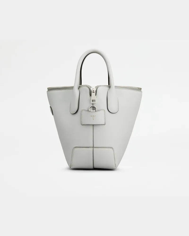 TOD'S Di Bag Swing aus Leder Mini, GRAU,  - Bags Grau