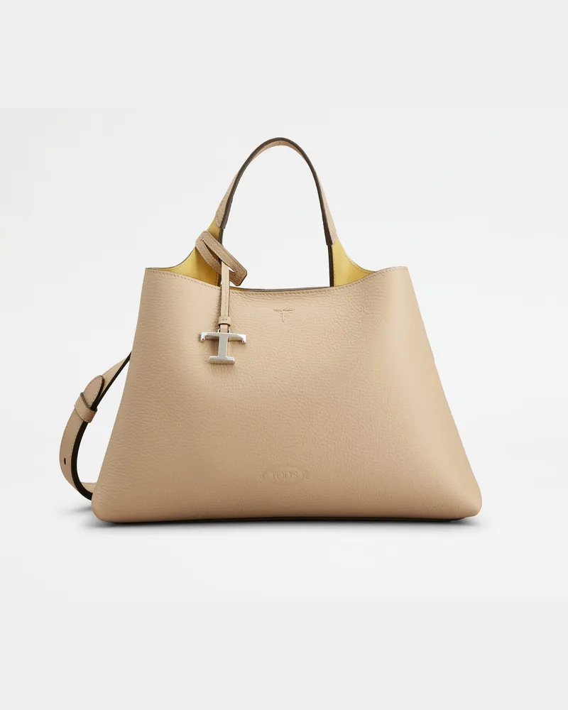 TOD'S Tasche aus Leder Small, GELB,BEIGE,  - Bags Gelb