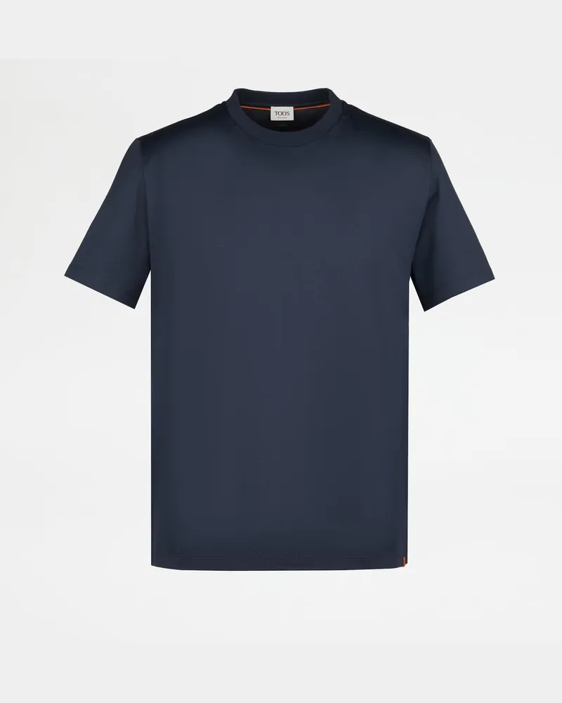 TOD'S T-Shirt aus Jersey, BLAU Shirts Blau