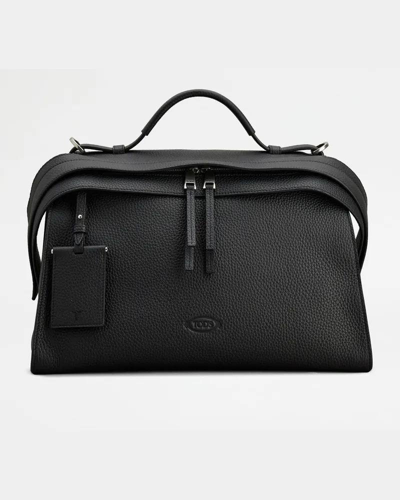 TOD'S Wave Bag aus Leder Large, SCHWARZ,  - Bags Schwarz