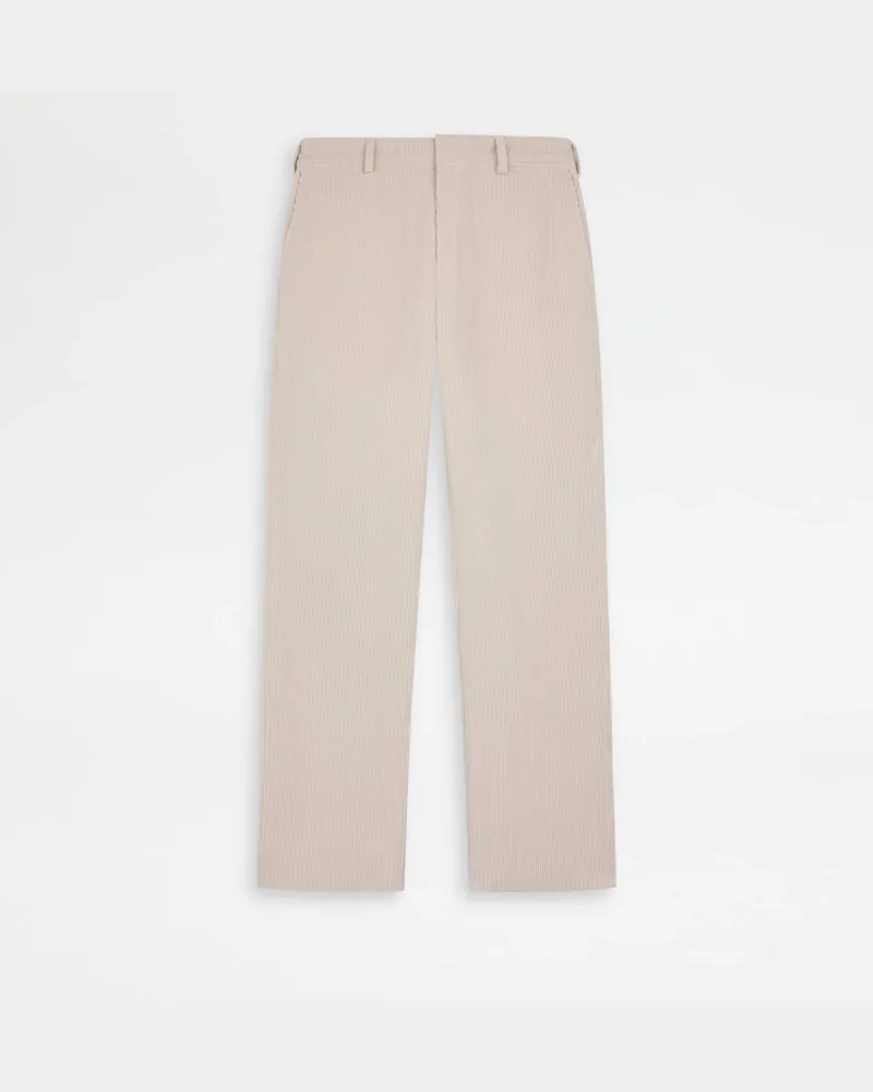 TOD'S Chinohose aus Samt, CREME, XX - Trousers Creme
