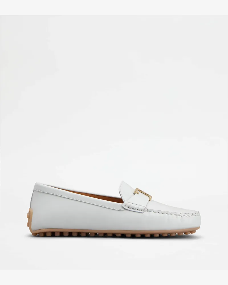 TOD'S Mokassins City Gommino aus Leder, GRAU Shoes Grau