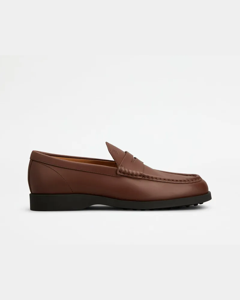 TOD'S Loafers aus Leder, BRAUN Shoes Braun