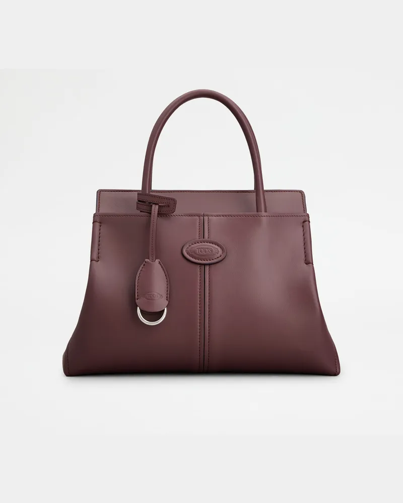 TOD'S Shopper aus Leder Small, BORDEAUX,  - Bags Bordeaux