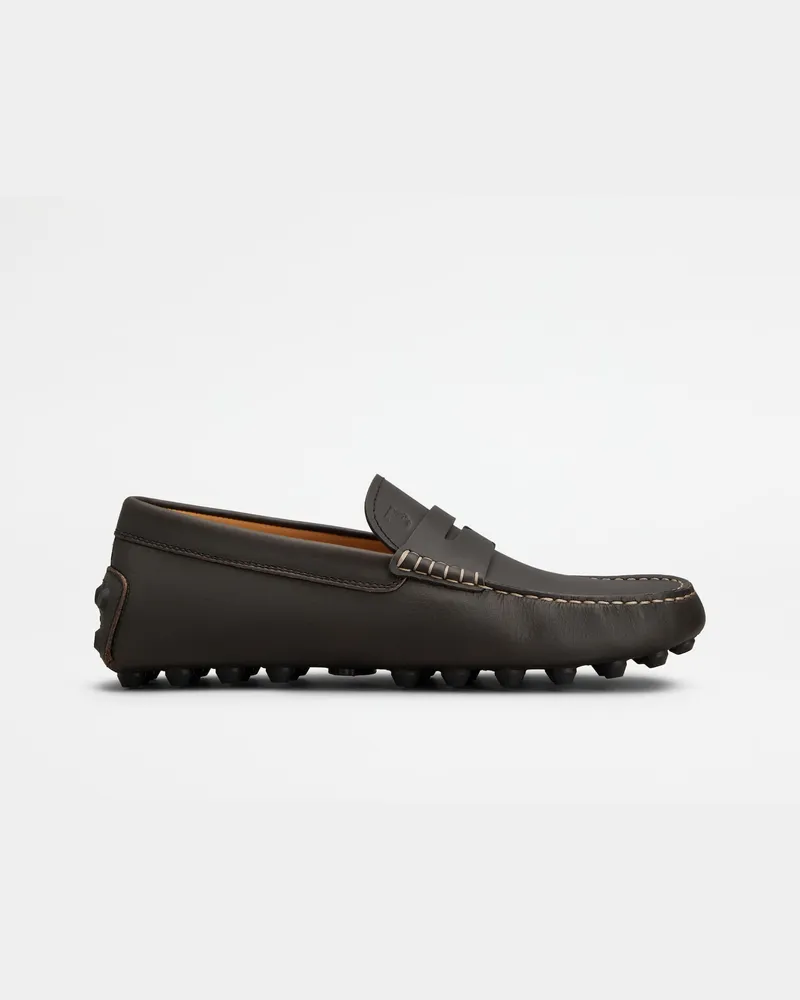 TOD'S Mokassins Gommino Bubble aus Leder, BRAUN Shoes Braun