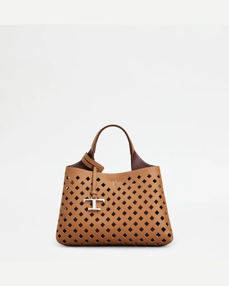 TOD'S Tasche aus Leder Micro, BORDEAUX,BRAUN,  - Bags Bordeaux
