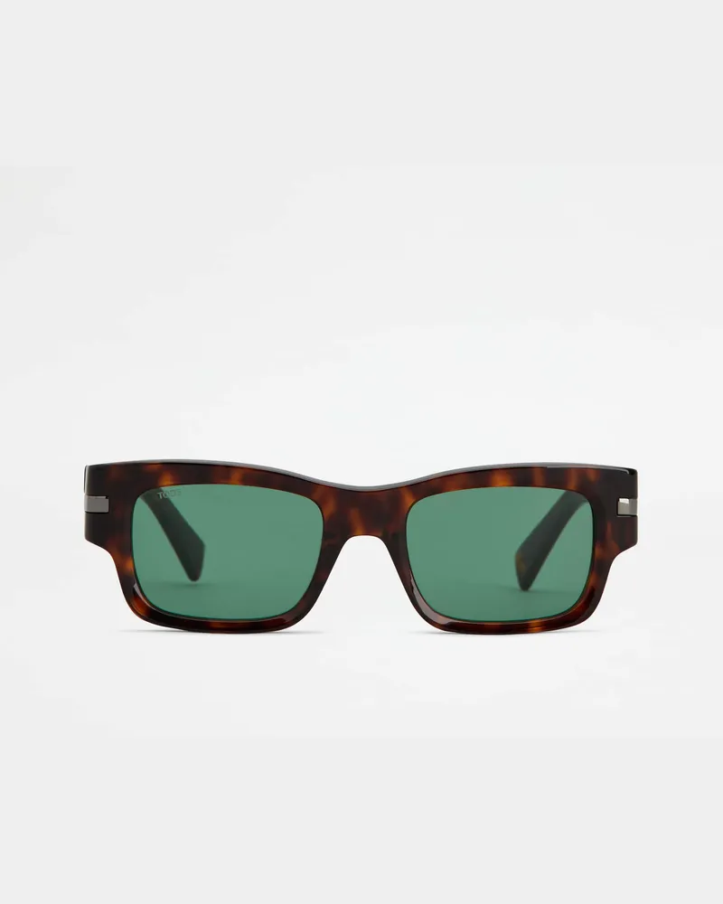 TOD'S Rechteckige Sonnenbrille, GRÜN,  - Sunglasses Grün