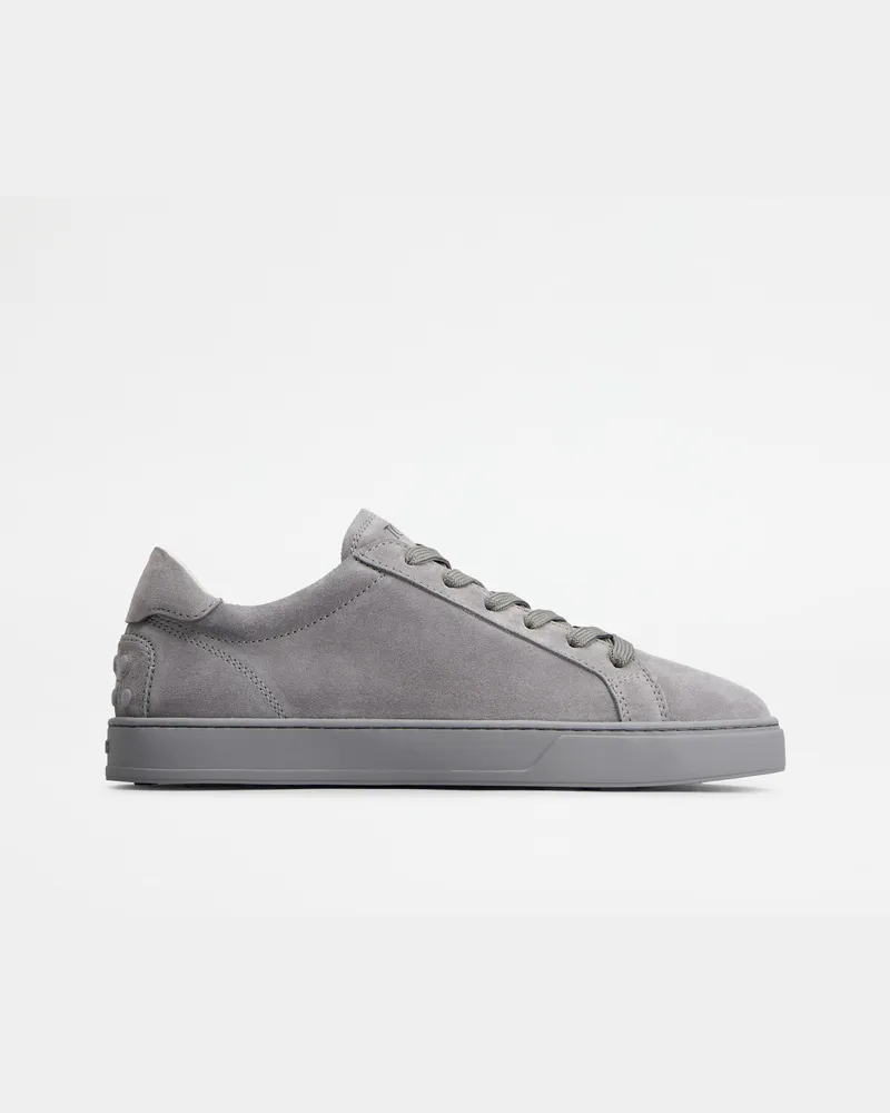 TOD'S Sneakers aus Veloursleder, GRAU Shoes Grau
