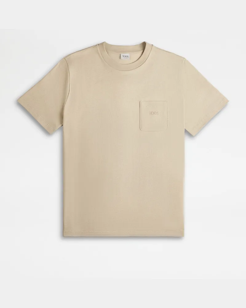 TOD'S T-Shirt aus Jersey, BEIGE, XX - Shirts Beige