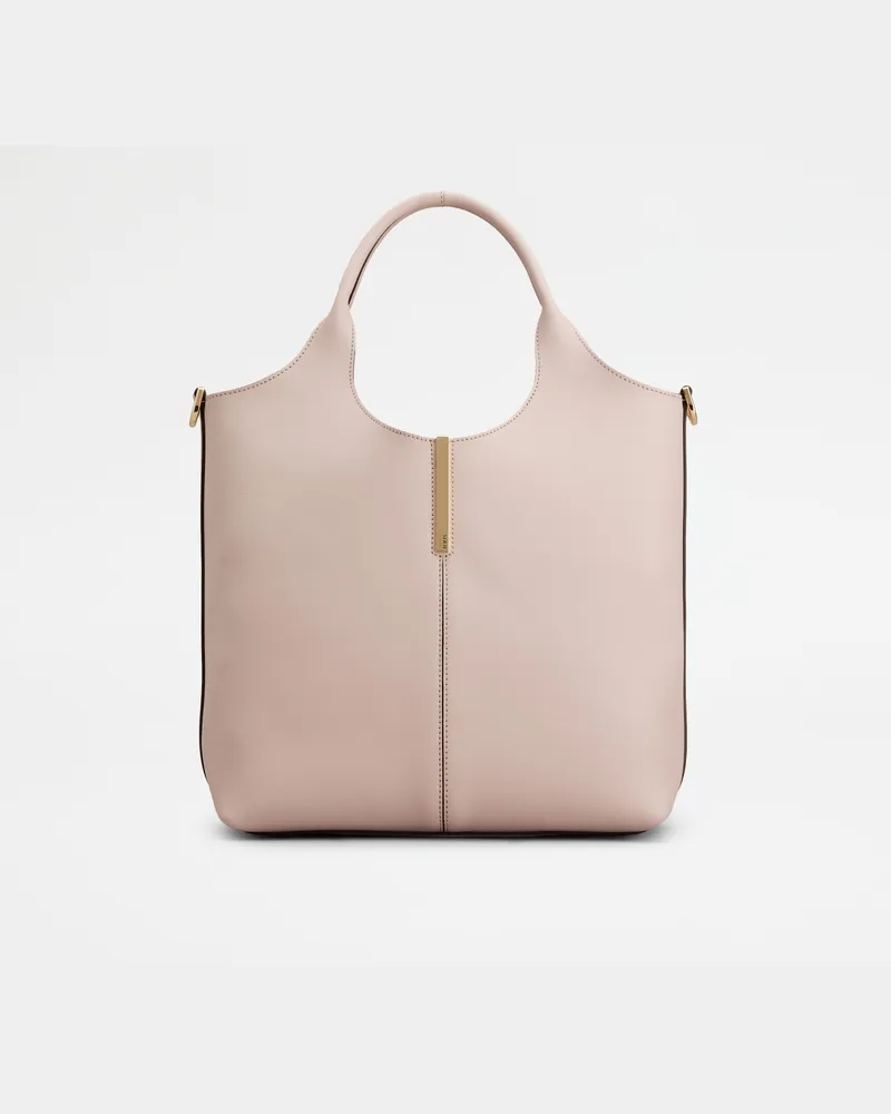 TOD'S Tote-Shopper aus Leder Small, ROSA,  - Bags Rosa