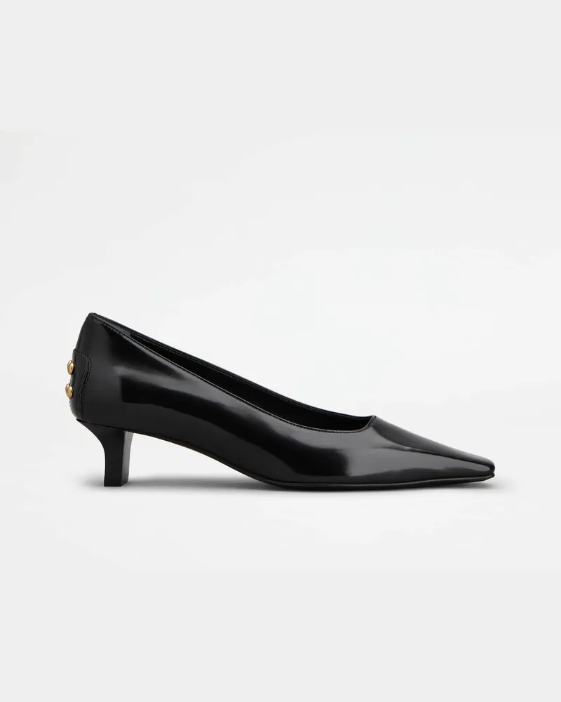 TOD'S Pumps aus Leder, SCHWARZ Shoes Schwarz